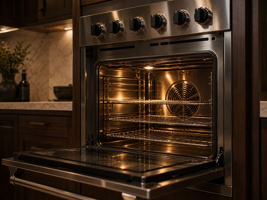 Viking built-in oven calibrated during a Novato service call